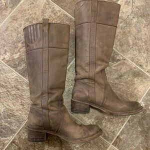 Halogen Brown Heeled Boots